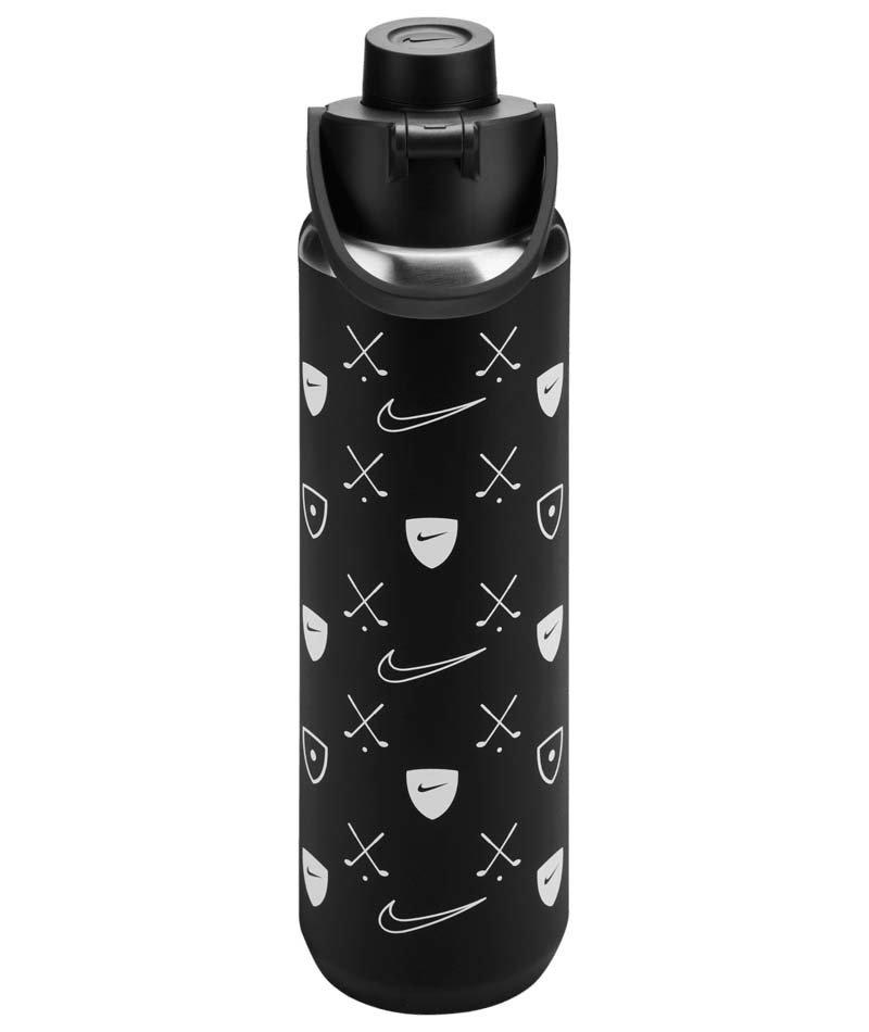 Nike Stainless Steel Recharge 32oz Chug Water Bottle - Black/White - BLACK/WHITE